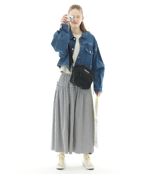 MILKFED.(ミルクフェド)の「DAILY SQUARE SHOULDER BAG(ショルダーバッグ・レディース・レッド/ブラック・ONE SIZE)」の14枚目の写真