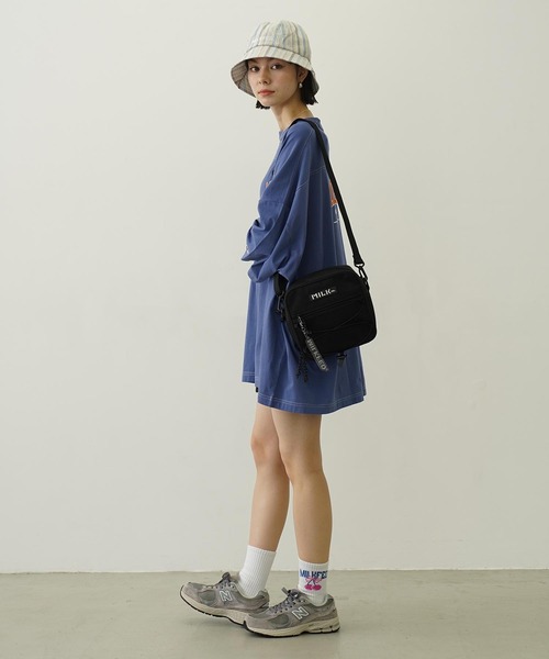 セール】SQUARE PIPING SHOULDER BAG（ショルダーバッグ