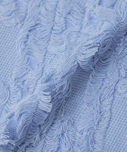 LOVELESS（ラブレス）の「カットジャガードプルオーバー（Tシャツ/カットソー・レディース・ブルー系その他2/オフホワイト/グレー/ライトグリーン・36）」の16枚目の写真