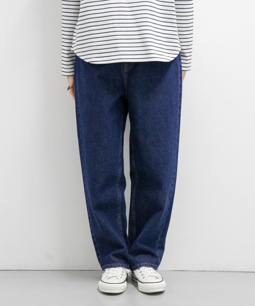 Foke&spoon JFテーパードデニムパンツ セール】FORK&SPOON JFデニムルーズテーパードパンツ（デニム