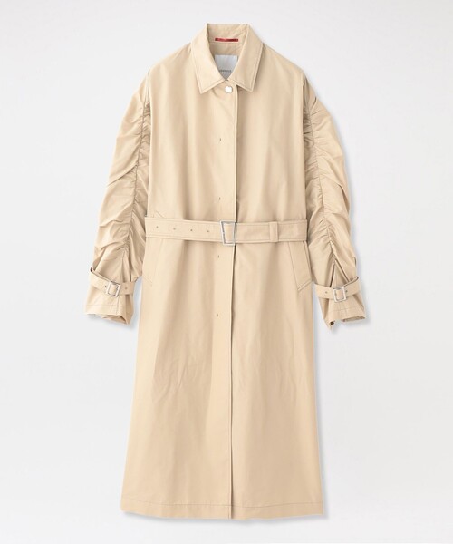 LOVELESS（ラブレス）の「ギャザースリーブオーバーコート（トレンチコート・レディース・ベージュ系その他/ホワイト系その他・36）」の7枚目の写真