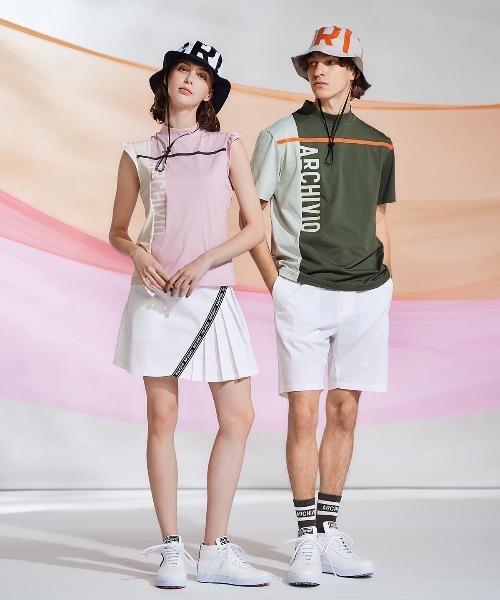 MENS>配色切替UV速乾プルオーバー（Tシャツ/カットソー