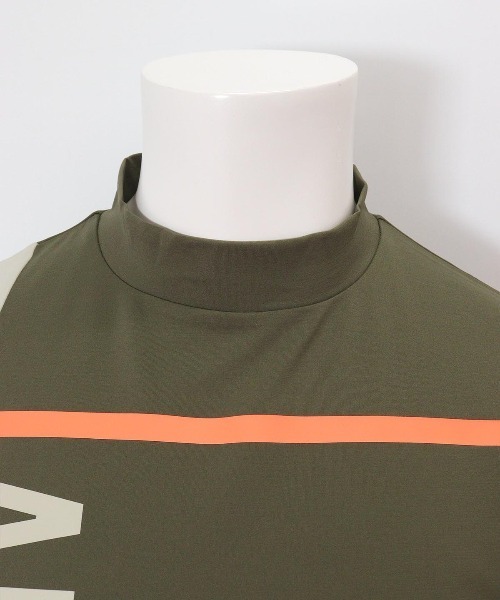 archivio（アルチビオ）の「<MENS>配色切替UV速乾プルオーバー（Tシャツ/カットソー・メンズ・グリーン/ホワイト/ブラック・M/L/LL）」の6枚目の写真