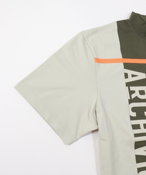 archivio（アルチビオ）の「<MENS>配色切替UV速乾プルオーバー（Tシャツ/カットソー・メンズ・グリーン/ホワイト/ブラック・M/L/LL）」の8枚目の写真