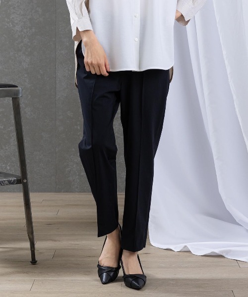 STUDIO PICONE(スタジオピッコーネ)の「2WAYストレッチセンタープレスパンツ(その他パンツ・レディース・ブラック/ライトオレンジ系/ベージュ・M/L/LL)」の20枚目の写真