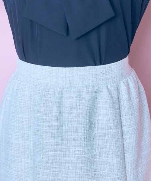 marun（マルン）の「＜大きいサイズ＞サマーツイードマーメイドスカート marun（スカート・レディース・ブラック系/ホワイト系・L/LL/3L/4L/5L）」の11枚目の写真