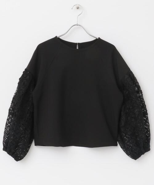 F by ROSSO(エフバイロッソ)の「F by ROSSO コードレースドッキングブラウス(シャツ/ブラウス・レディース・オフホワイト/ブラック・FREE)」の18枚目の写真