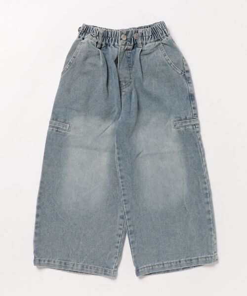 aimoha（アイモハ）の「【aimoha-KIDS-】アシンメトリーデニムパンツ（デニムパンツ・キッズ・ブルー・110/120/130/140/150/160）」の14枚目の写真