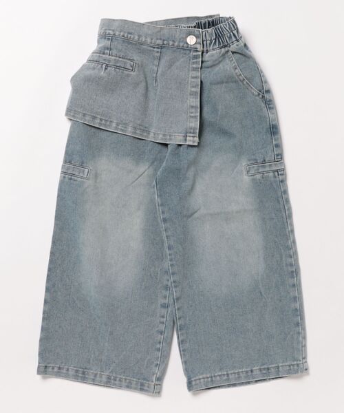 aimoha（アイモハ）の「【aimoha-KIDS-】アシンメトリーデニムパンツ（デニムパンツ・キッズ・ブルー・110/120/130/140/150/160）」の15枚目の写真