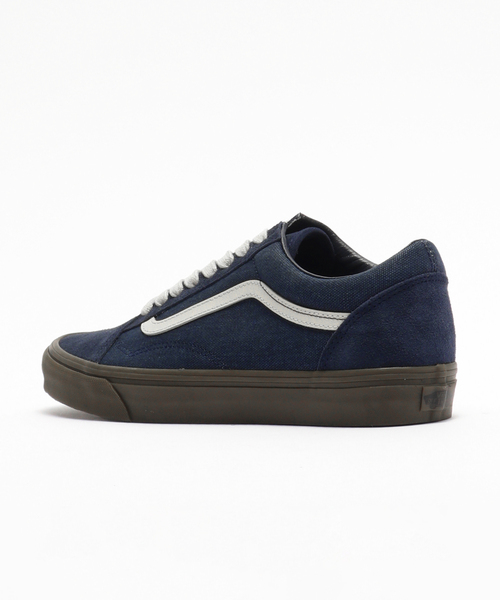 VANS(バンズ)の「VANS / バンズ オールドスクール(スニーカー・メンズ・ネイビー/ブラック・80/90/100)」の4枚目の写真