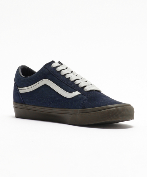 VANS(バンズ)の「VANS / バンズ オールドスクール(スニーカー・メンズ・ネイビー/ブラック・80/90/100)」の6枚目の写真