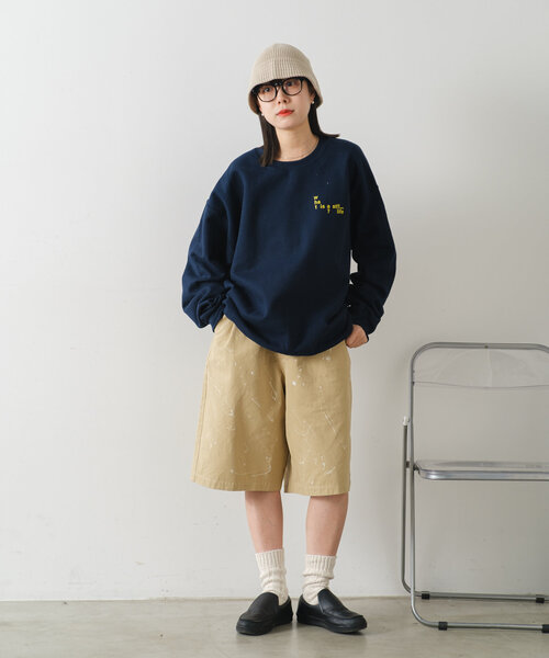 セール】【UNISEX】プリントロゴスウェット”LOOPY FRUITS