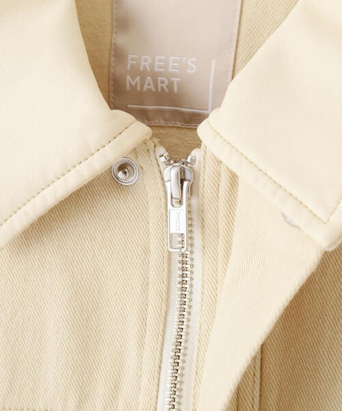 FREE'S MART（フリーズマート）の「◆〈セットアップ対応〉ウォッシュドワークジャケット（その他アウター・レディース・ホワイト/ベージュ・MEDIUM/SMALL）」の16枚目の写真