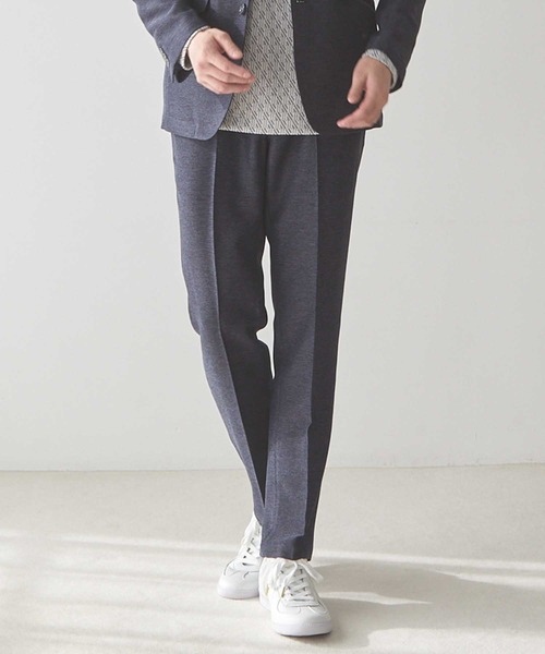 UNION STATION（ユニオンステーション）の「【セットアップ対応可】カラミ織り サマースラックス（スラックス・メンズ・ライトグレー/ネイビー・M/S/L/LL）」の2枚目の写真