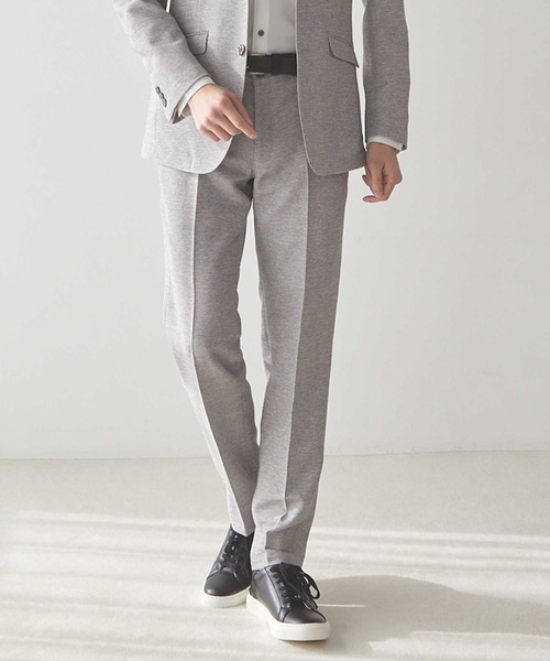 UNION STATION（ユニオンステーション）の「【セットアップ対応可】カラミ織り サマースラックス（スラックス・メンズ・ライトグレー/ネイビー・M/S/L/LL）」の3枚目の写真