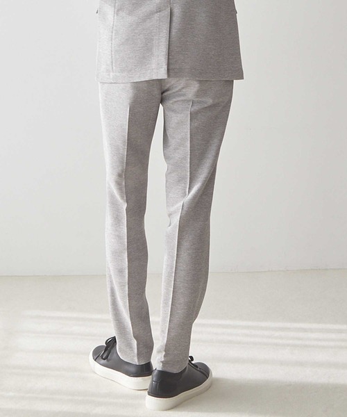 UNION STATION（ユニオンステーション）の「【セットアップ対応可】カラミ織り サマースラックス（スラックス・メンズ・ライトグレー/ネイビー・M/S/L/LL）」の5枚目の写真