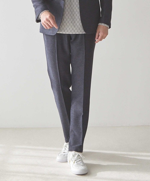 UNION STATION（ユニオンステーション）の「【セットアップ対応可】カラミ織り サマースラックス（スラックス・メンズ・ライトグレー/ネイビー・M/S/L/LL）」の8枚目の写真