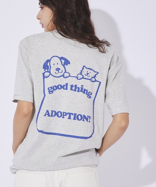 MIXTA(ミクスタ)の「【MIXTA/ミクスタ】プリント Tシャツ / ロゴTシャツ / ねこ / 半袖【WEB限定】(Tシャツ/カットソー・レディース・ブラック系その他/ブルー/グレー系その他3/グレー系その他2/ネイビー/ブラック系その他2/グレー系その他・フリー)」の4枚目の写真