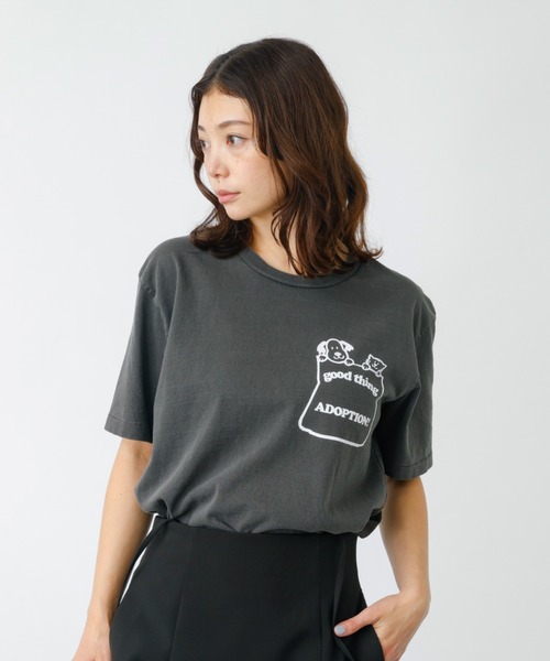 【MIXTA/ミクスタ】プリント Tシャツ / ロゴTシャツ / ねこ / 半袖 MIXTA/ミクスタ】プリント Tシャツ / ロゴTシャツ / ねこ / 半袖