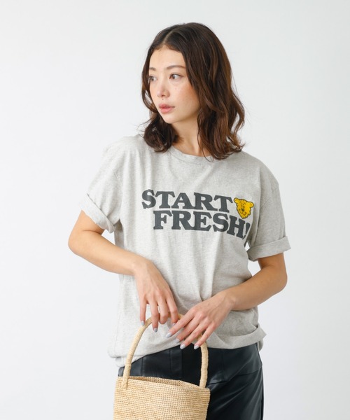 Rouge vif la cle / ルージュ・ヴィフ ラクレ 【MIXTA/ミクスタ】プリント Tシャツ / ロゴTシャツ / ねこ / 半袖 ルージュ ヴィフ ラクレ Rouge vif la cle 【MIXTA/ミクスタ