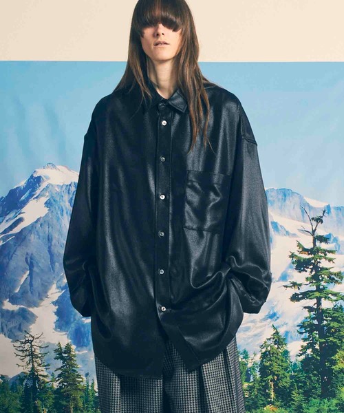 MAISON SPECIAL(メゾンスペシャル)の「《UNISEX》【LIMITED EDITION】Prime-Over Shirt Coat/プライムオーバーシャツコート【MAISON SPECIAL/メゾンスペシャル】(シャツ/ブラウス・メンズ・オフホワイト/その他3/その他6/その他1/オレンジ/パープル/ベージュ/カーキ/ブラック/その他7/その他4/ブルー/グレー/ダークブラック/その他5/ライトブルー・1/2)」の12枚目の写真