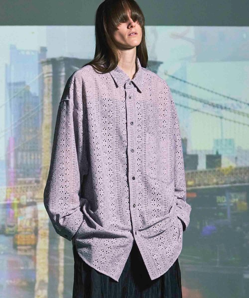 MAISON SPECIAL(メゾンスペシャル)の「《UNISEX》【LIMITED EDITION】Prime-Over Shirt Coat/プライムオーバーシャツコート【MAISON SPECIAL/メゾンスペシャル】(シャツ/ブラウス・メンズ・オフホワイト/その他3/その他6/その他1/オレンジ/パープル/ベージュ/カーキ/ブラック/その他7/その他4/ブルー/グレー/ダークブラック/その他5/ライトブルー・1/2)」の10枚目の写真