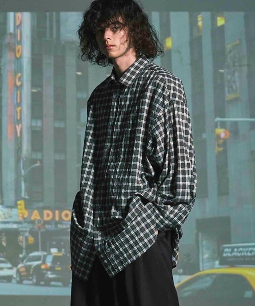 MAISON SPECIAL(メゾンスペシャル)の「《UNISEX》【LIMITED EDITION】Prime-Over Shirt Coat/プライムオーバーシャツコート【MAISON SPECIAL/メゾンスペシャル】(シャツ/ブラウス・メンズ・オフホワイト/その他3/その他6/その他1/オレンジ/パープル/ベージュ/カーキ/ブラック/その他7/その他4/ブルー/グレー/ダークブラック/その他5/ライトブルー・1/2)」の5枚目の写真