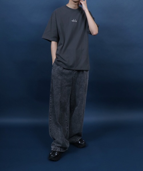 ANPAS(アンパス)の「Vintage-like Flower Design Print T-Shirt/ヴィンテージライク フラワープリントデザイン 半袖 Tシャツ レディース メンズ(Tシャツ/カットソー・メンズ・ブラック系その他4/ブラック系その他/ブラック系その他3/ブラック系その他2・M/L/LL)」の21枚目の写真