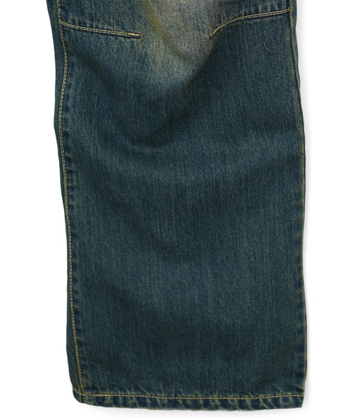 X-girl（エックスガール）の「PANELED DENIM PANTS（デニムパンツ・レディース・ブラック/インディゴブルー・S/M/XS）」の9枚目の写真