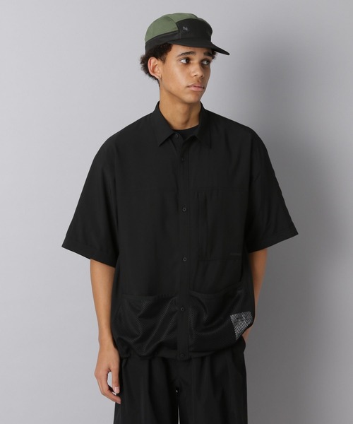 NUMERALS（ヌメラルズ）の「【NUMERALS】サファリシャツ（シャツ/ブラウス・メンズ・カーキ/ブラック・LARGE/MEDIUM/SMALL）」の5枚目の写真