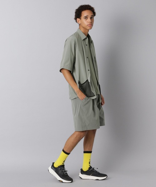 NUMERALS（ヌメラルズ）の「【NUMERALS】サファリシャツ（シャツ/ブラウス・メンズ・カーキ/ブラック・LARGE/MEDIUM/SMALL）」の6枚目の写真