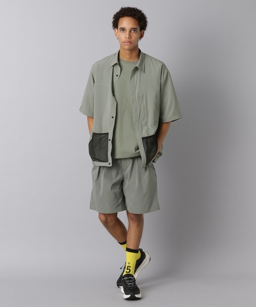 NUMERALS（ヌメラルズ）の「【NUMERALS】サファリシャツ（シャツ/ブラウス・メンズ・カーキ/ブラック・LARGE/MEDIUM/SMALL）」の7枚目の写真