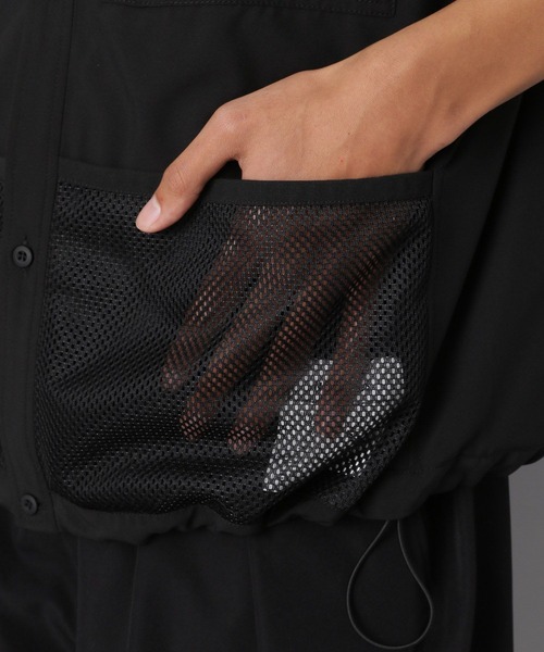 NUMERALS（ヌメラルズ）の「【NUMERALS】サファリシャツ（シャツ/ブラウス・メンズ・カーキ/ブラック・LARGE/MEDIUM/SMALL）」の17枚目の写真