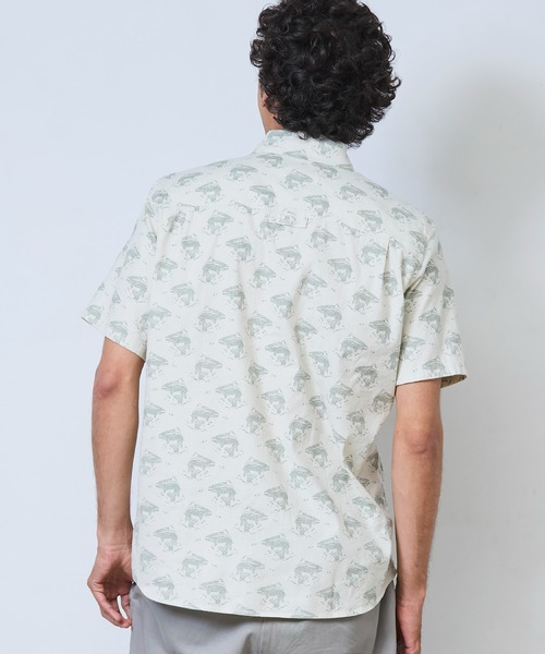 L.L.Bean(エルエルビーン)の「ストーンコースト・ヘンプ・シャツ、スライトリー・フィット(すっきりフィット) 半袖 プリント 米国フィット・レギュラー(シャツ/ブラウス・メンズ・ホワイト系その他/ブルー系その他/ブルー系その他2・LARGE/MEDIUM/SMALL)」の14枚目の写真