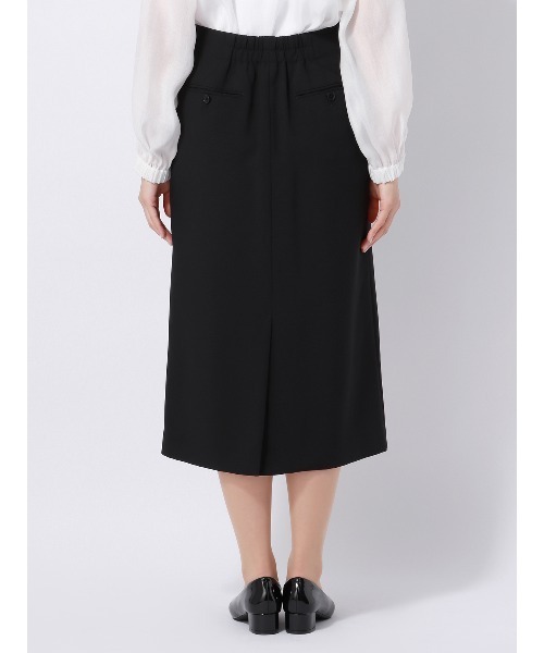 SUIT SQUARE(スーツスクエア)の「ロングタイトスカート ウォッシャブル 2WAYストレッチ ドライトロピカル 無地(スーツスカート・レディース・ブラック系/グレー系・36(7号)/40(11号)/38(9号))」の6枚目の写真