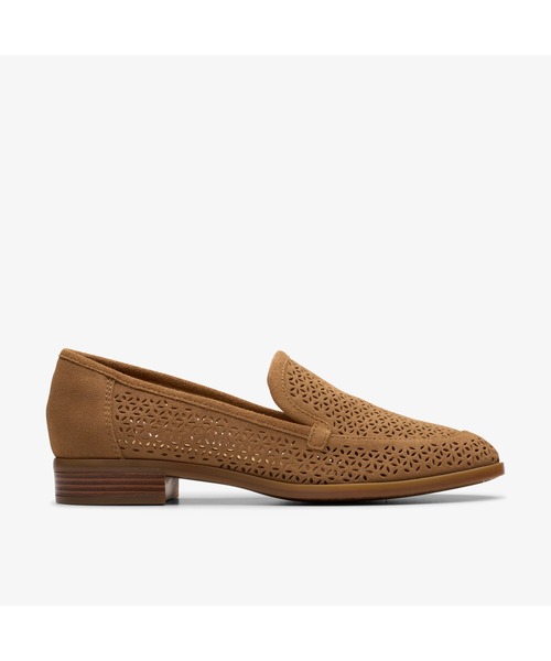 Clarks（クラークス）の「Trish Cove / トリッシュコーブ（ダークサンドスエード）（ローファー・レディース・ブラウン・UK3/UK3.5/UK4/UK4.5/UK5/UK5.5/UK6）」の4枚目の写真