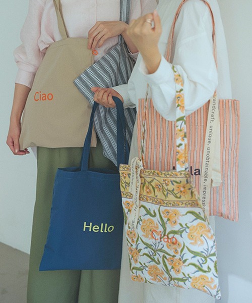 studio CLIP（スタディオクリップ）の「ブロックプリントトートバッグ（トートバッグ・レディース・その他6/その他4/その他3/その他2/その他1/その他5・FREE）」の19枚目の写真