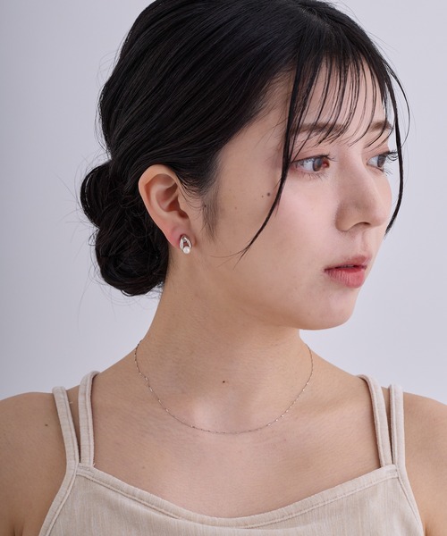 CALIN　STANDARD（カリンスタンダード）の「◆金属アレルギー対応◆◆made in japan◆【痛くない】【落ちにくい】【片手で簡単】パール　マグネットイヤリング（イヤリング・レディース・ゴールド/シルバー・FREE）」の5枚目の写真