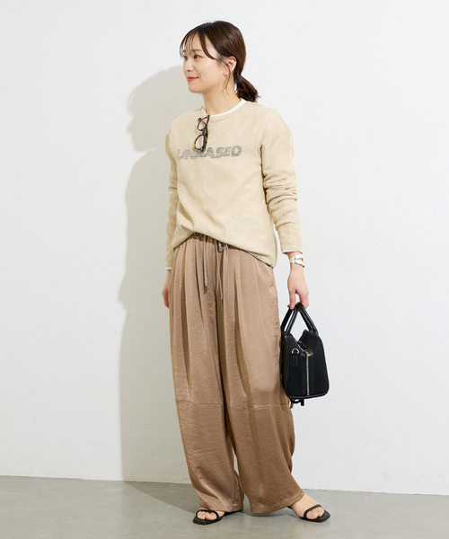 JOURNAL STANDARD（ジャーナルスタンダード）の「イージーパンツ（その他パンツ・レディース・ベージュ/ブラック/ライトブルー・36/38）」の5枚目の写真