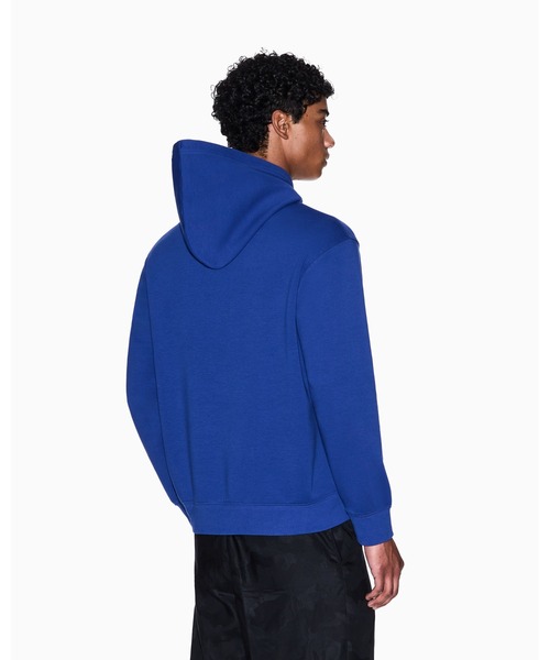 ARMANI EXCHANGE（アルマーニエクスチェンジ）の「【A|X アルマーニ エクスチェンジ】AXロゴ フーデッドスウェットプルオーバー（スウェット・メンズ・ブルー・LARGE/X-SMALL/SMALL/MEDIUM/X-LARGE/XX-LARGE）」の5枚目の写真