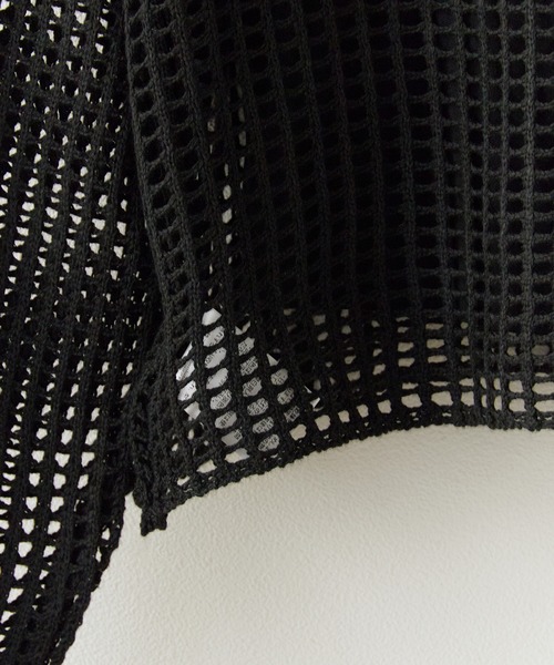 ROOPTOKYO（ループトウキョウ）の「カジュアル メッシュトップス（Tシャツ/カットソー・レディース・オレンジ/ベージュ/ブラウン/ホワイト/ブラック/アイボリー・FREE）」の9枚目の写真