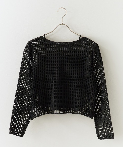 ROOPTOKYO（ループトウキョウ）の「カジュアル メッシュトップス（Tシャツ/カットソー・レディース・オレンジ/ベージュ/ブラウン/ホワイト/ブラック/アイボリー・FREE）」の16枚目の写真