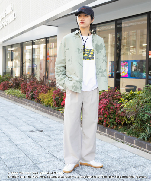 SENSE OF PLACE by URBAN RESEARCH（センスオブプレイスバイアーバンリサーチ）の「NYBG　リップストップルーズシャツ（シャツ/ブラウス・メンズ・ブラック/カーキ/ベージュ・LARGE/MEDIUM）」の18枚目の写真