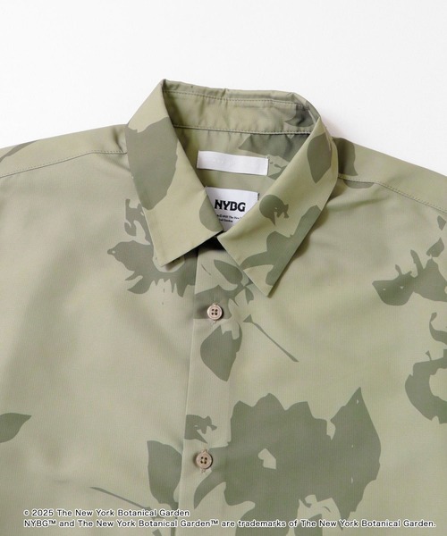 SENSE OF PLACE by URBAN RESEARCH（センスオブプレイスバイアーバンリサーチ）の「NYBG　リップストップルーズシャツ（シャツ/ブラウス・メンズ・ブラック/カーキ/ベージュ・LARGE/MEDIUM）」の6枚目の写真