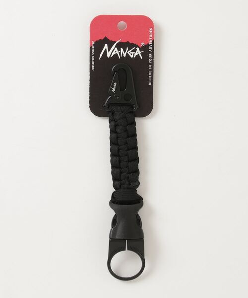 NANGA（ナンガ）の「NANGA / ナンガ PARACORD BOTTLE HOLDER パラコード ボトルホルダー（アウトドアグッズ・メンズ・レッド/オレンジ/ブラック/グレー・FREE）」の9枚目の写真