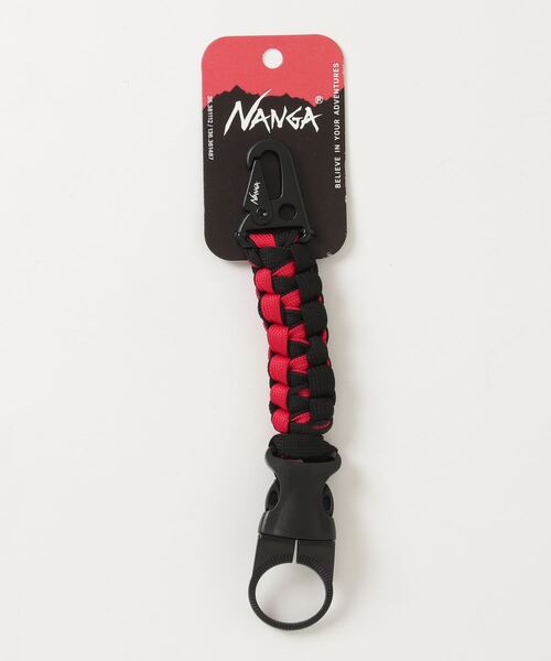 NANGA（ナンガ）の「NANGA / ナンガ PARACORD BOTTLE HOLDER パラコード ボトルホルダー（アウトドアグッズ・メンズ・レッド/オレンジ/ブラック/グレー・FREE）」の11枚目の写真