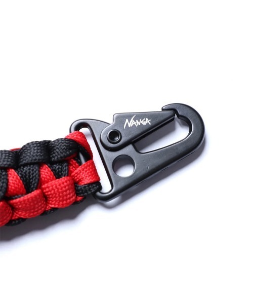 NANGA（ナンガ）の「NANGA / ナンガ PARACORD BOTTLE HOLDER パラコード ボトルホルダー（アウトドアグッズ・メンズ・レッド/オレンジ/ブラック/グレー・FREE）」の6枚目の写真