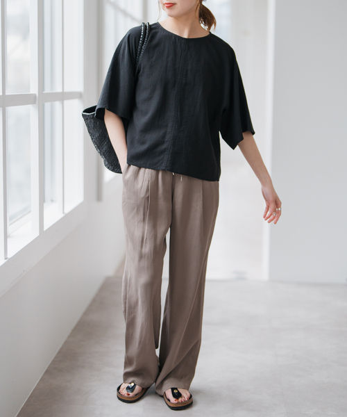rai rai Spick and Span ハイブリッドラミーTトップス ハイブリッドラミーTトップス（シャツ／ブラウス）｜Spick and