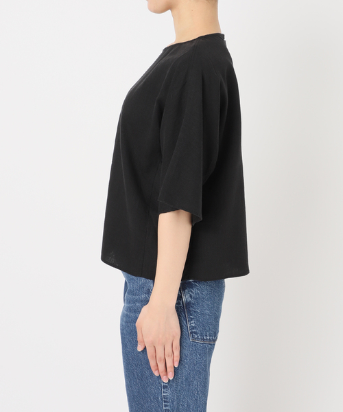 Spick & Span（スピックアンドスパン）の「ハイブリッドラミーTトップス（シャツ/ブラウス・レディース・ブラウン系その他/ブラック/ベージュ・FREE）」の21枚目の写真