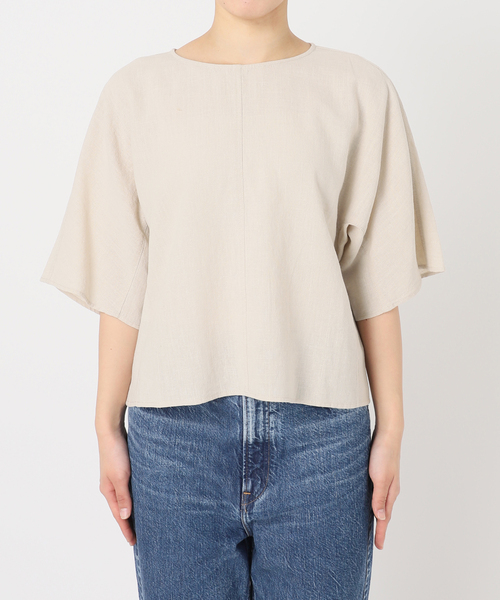 Spick & Span（スピックアンドスパン）の「ハイブリッドラミーTトップス（シャツ/ブラウス・レディース・ブラウン系その他/ブラック/ベージュ・FREE）」の12枚目の写真